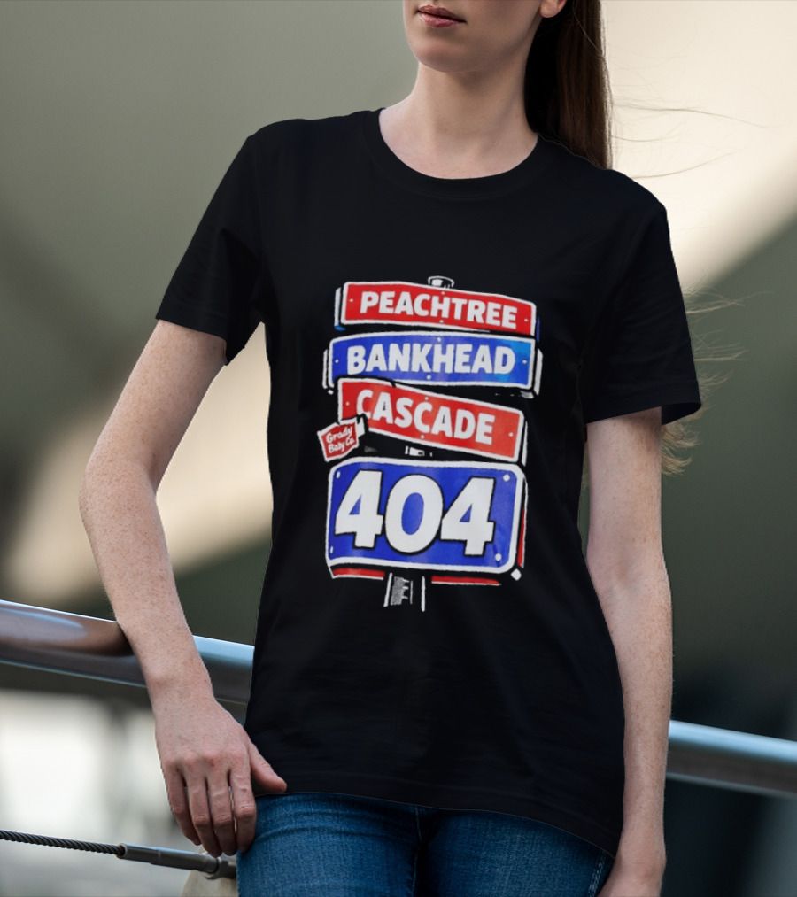 Peachtree Bankhead Cascade 404 Grady Baby Co T-Shirt