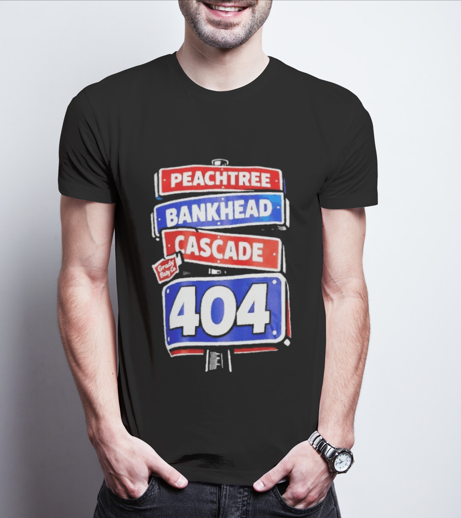 Peachtree Bankhead Cascade 404 Grady Baby Co T-Shirt