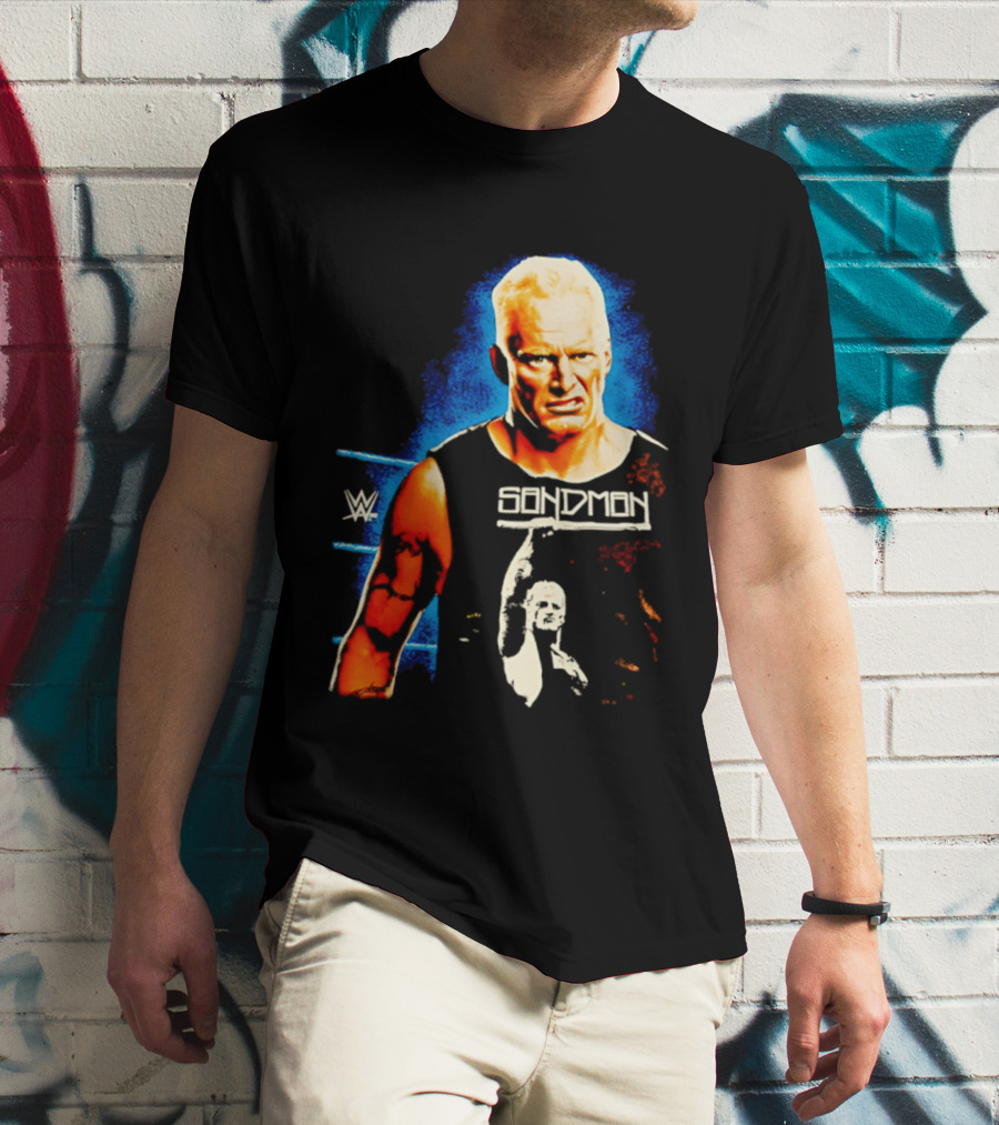 Wrestling Icon Sandman WWE Hardcore Legend T-Shirt