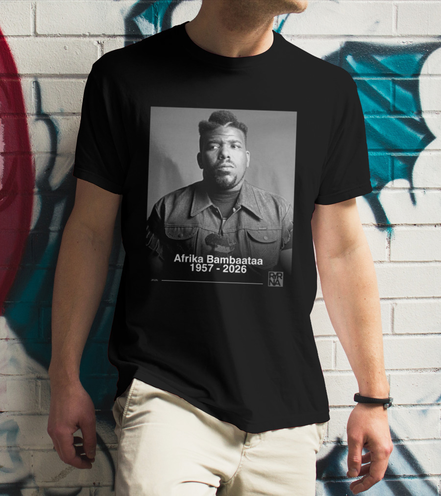 Afrika Bambaataa 1957 2026 Pioneer Legacy RNNA T-Shirt