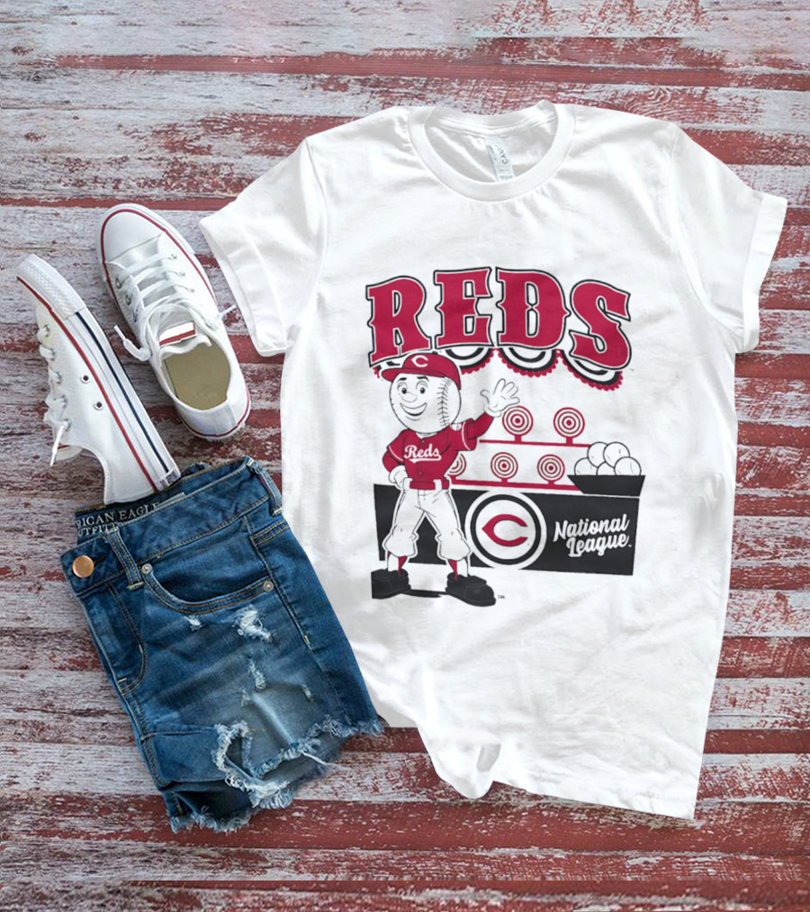 Cincinnati Reds 2026 Step Back Up National League Baseball T-Shirt