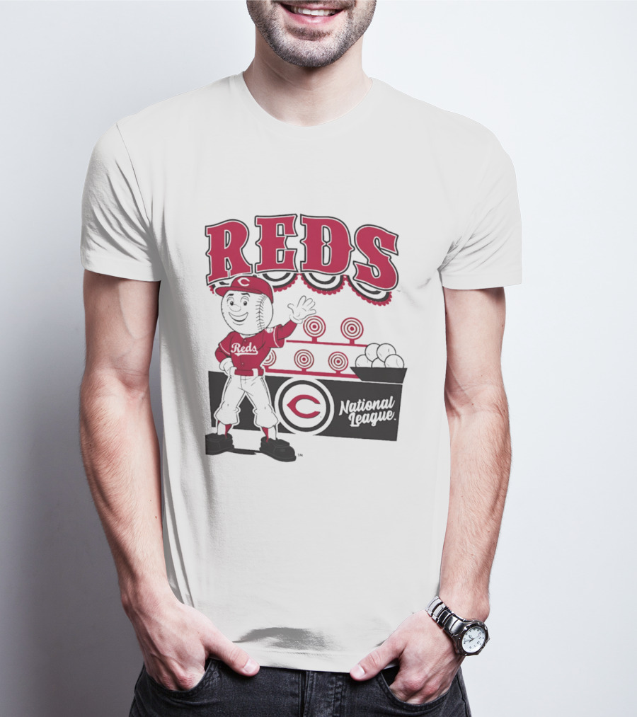 Cincinnati Reds 2026 Step Back Up National League Baseball T-Shirt