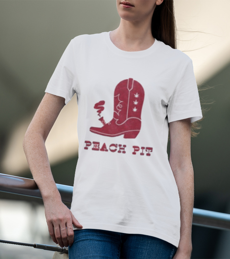 Peach Pit Boot Bong Iconic Music T-Shirt