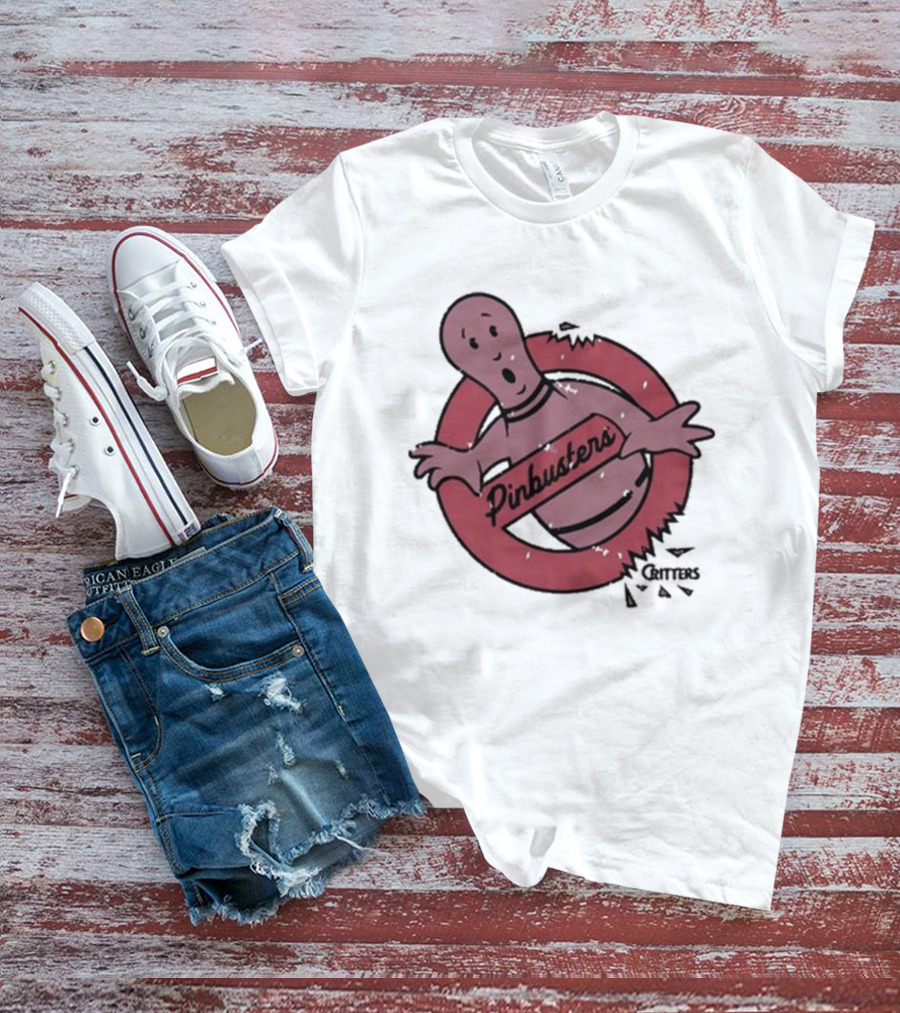 Pinbusters Parody Bowling Ghost T-Shirt