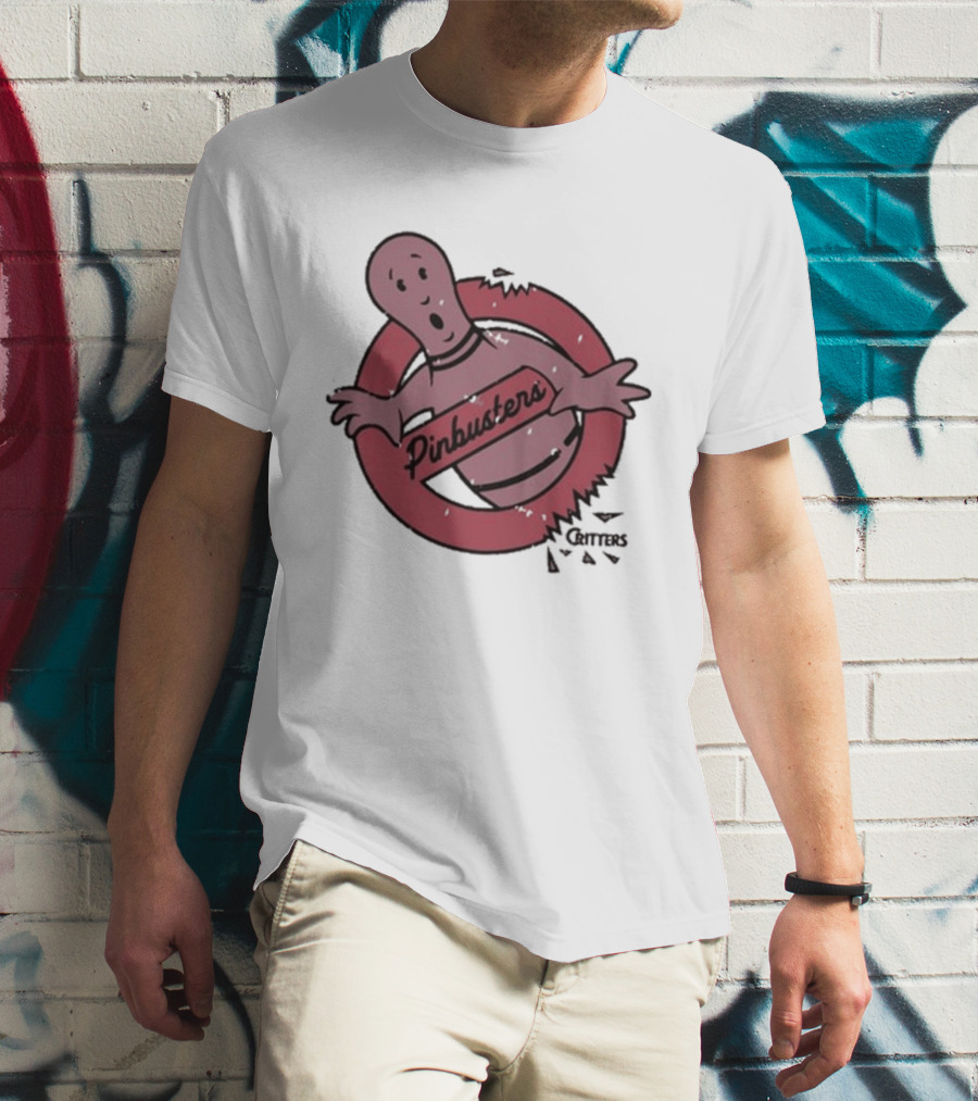 Pinbusters Parody Bowling Ghost T-Shirt