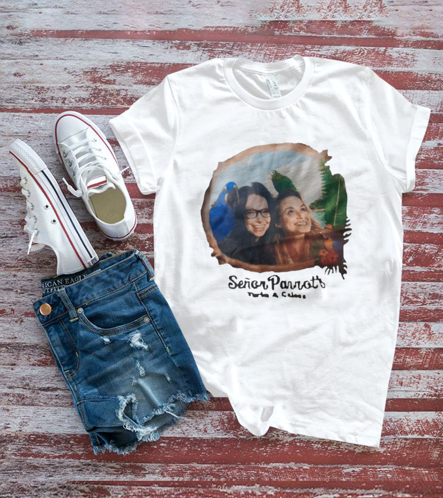 Señor Parrot Turks And Caicos Tropical Adventure T-Shirt