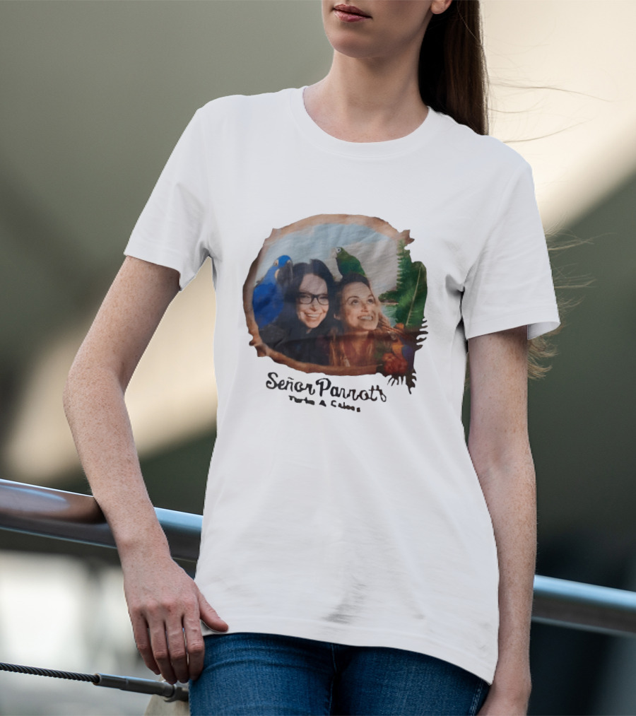 Señor Parrot Turks And Caicos Tropical Adventure T-Shirt
