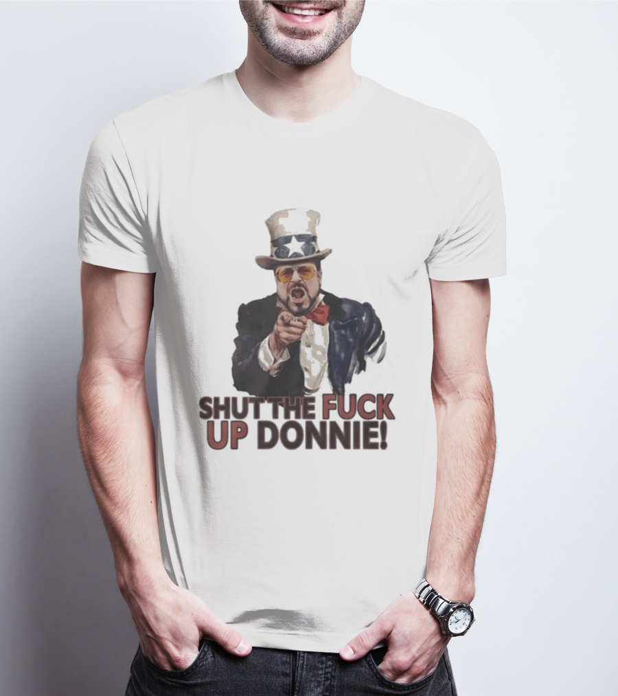 Walter Sobchak Shut The Fuck Up Donnie Uncle Sam T-Shirt