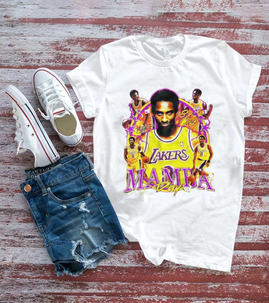 Mamba Day Kobe Bryant 8 24 Los Angeles Lakers NBA T-Shirt