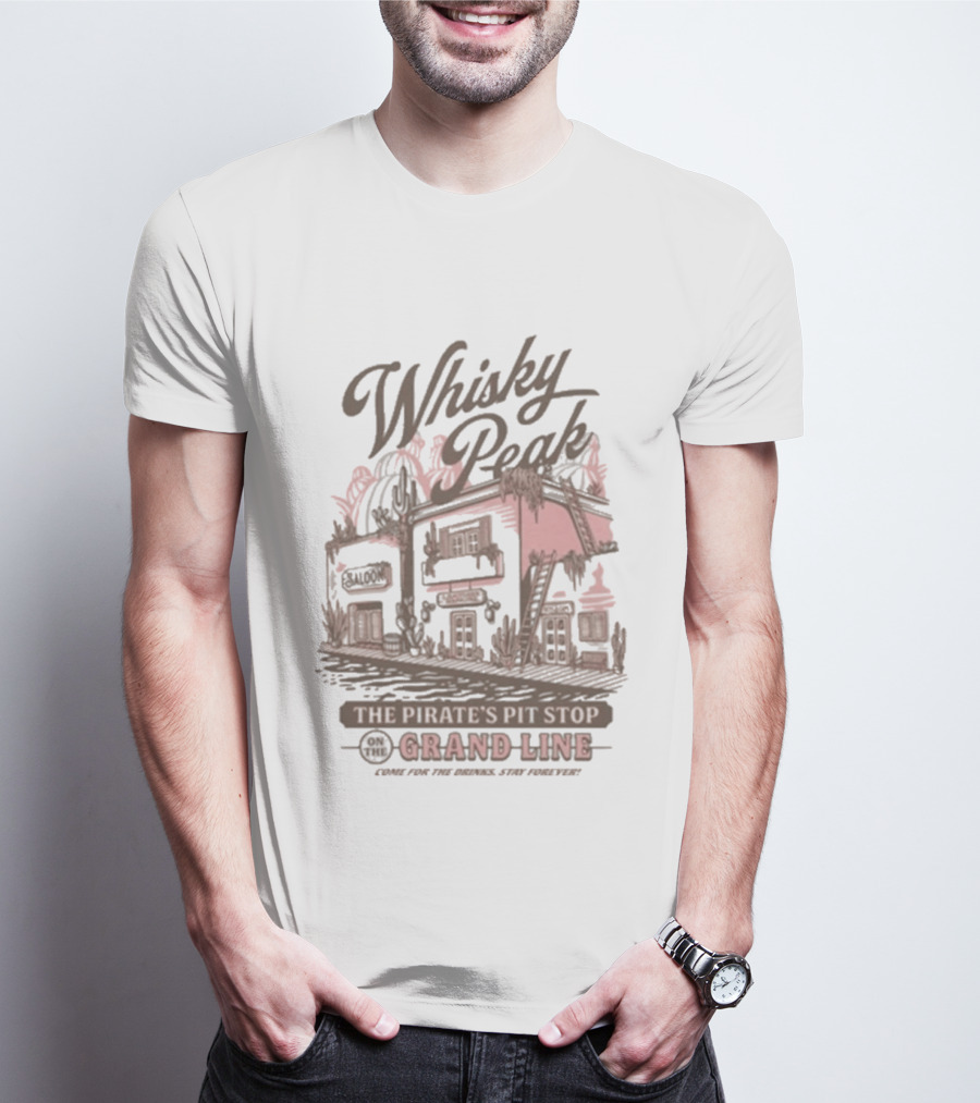 Whisky Peak The Pirate's Pit Stop Grand Line One Piece Season 2 T-Shirt