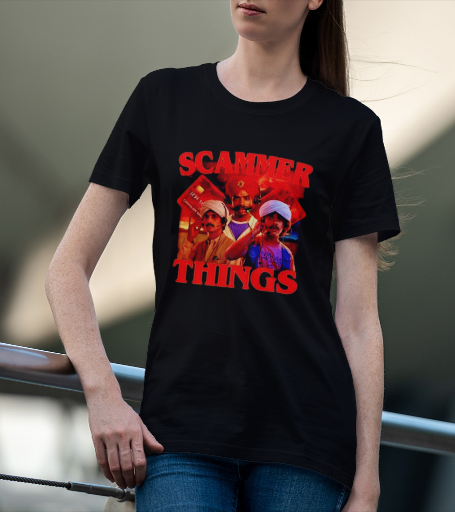 Scammer Things Credit Card Call Center T-Shirt
