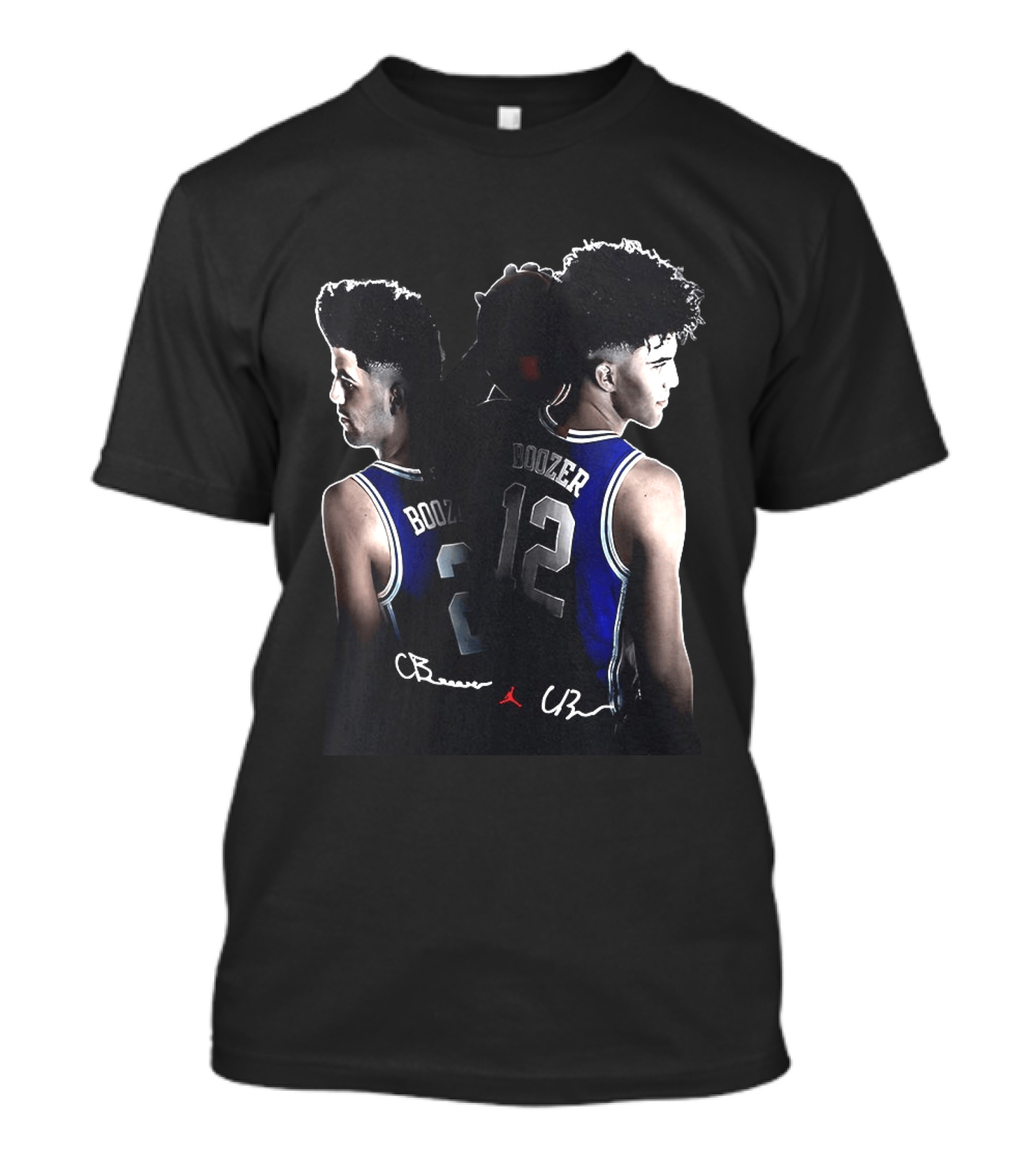 Cayden Boozer Cameron Boozer Duke Blue Devils Basketball Numbers 2 12 T-Shirt