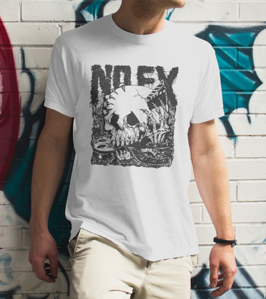 40 Years NoFX Film Skull Anniversary T-Shirt