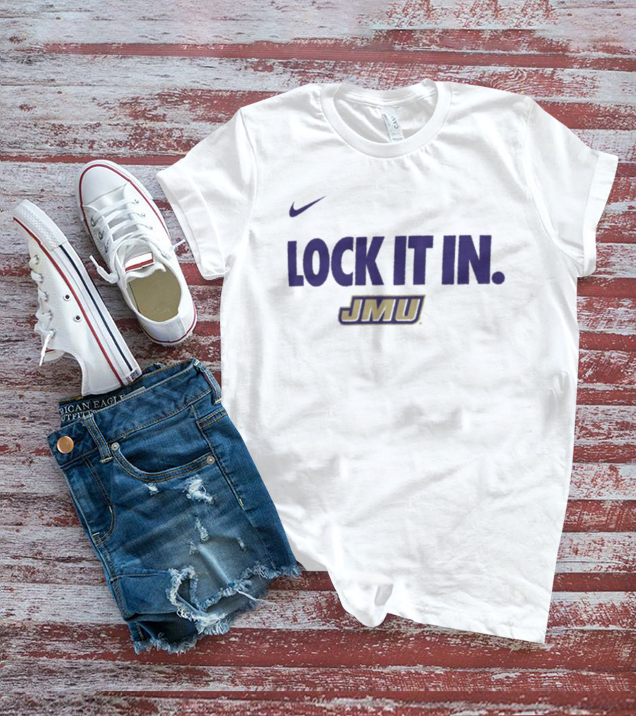 Nike Lock It In JMU Basketball T-Shirt