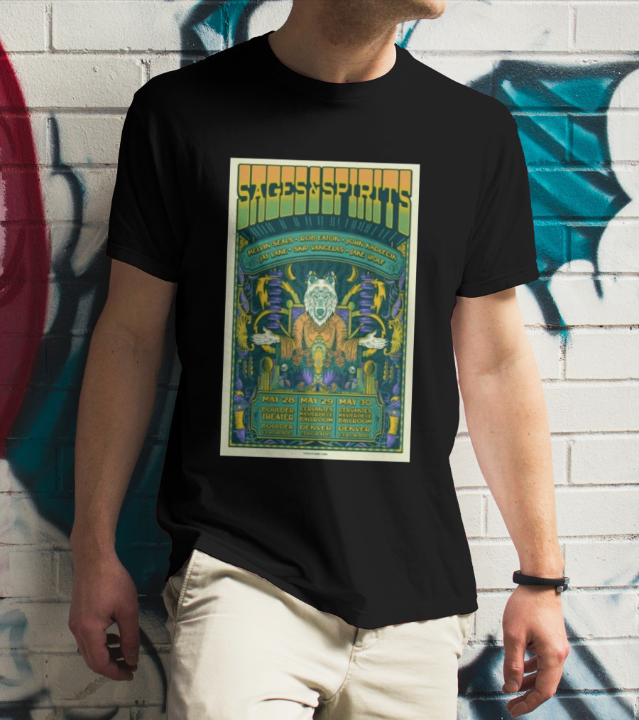Sages And Spirits In Boulder Cl May 28 2026 T-Shirt