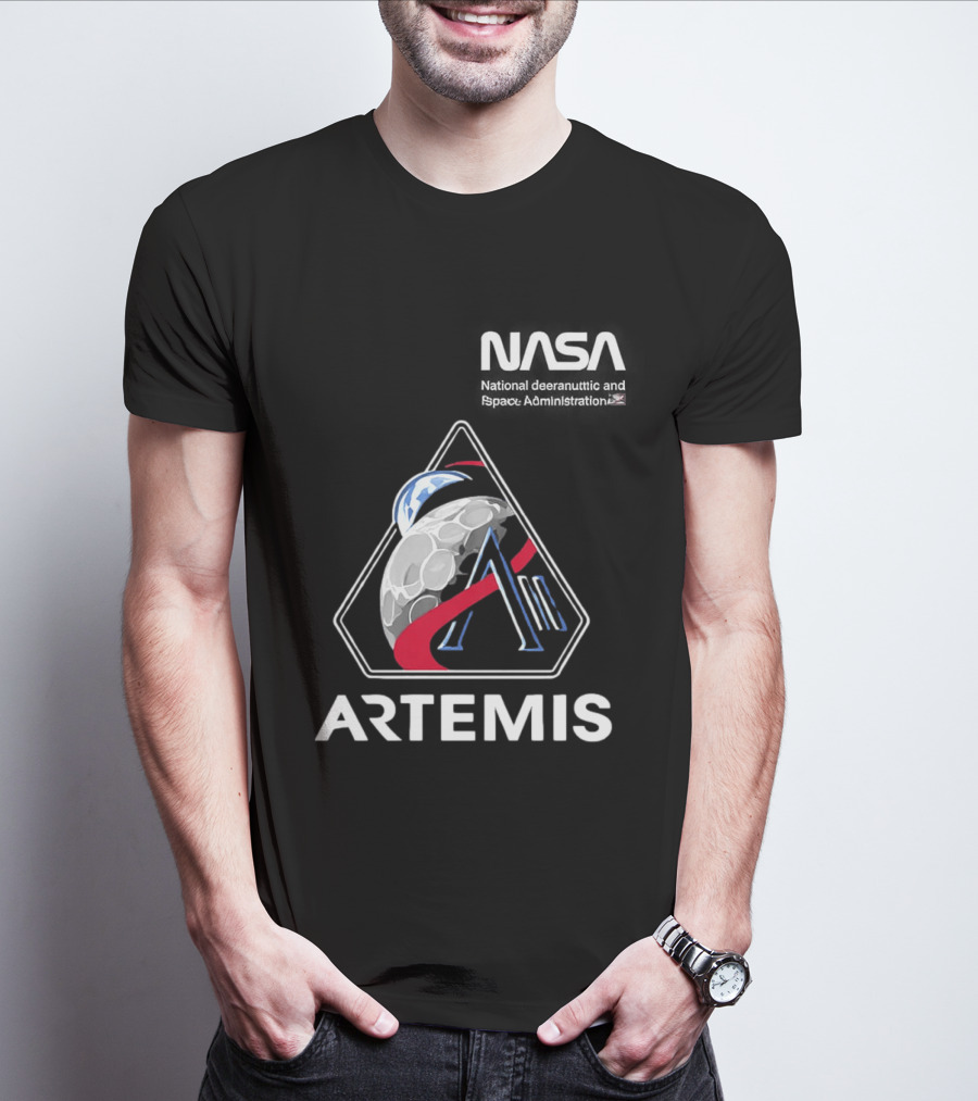 NASA Artemis 2 Mission Moon Exploration T-Shirt