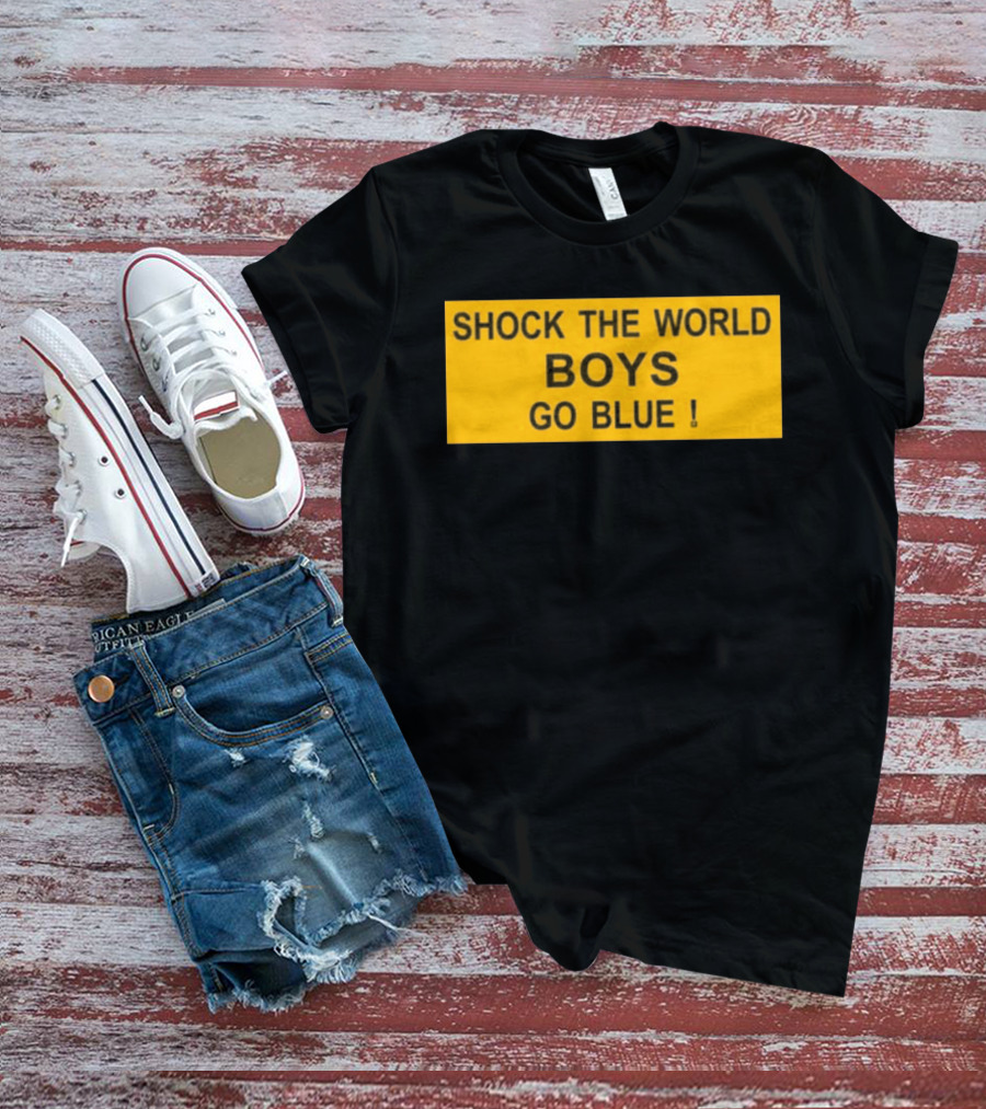 Shock The World Boys Go Blue T-Shirt