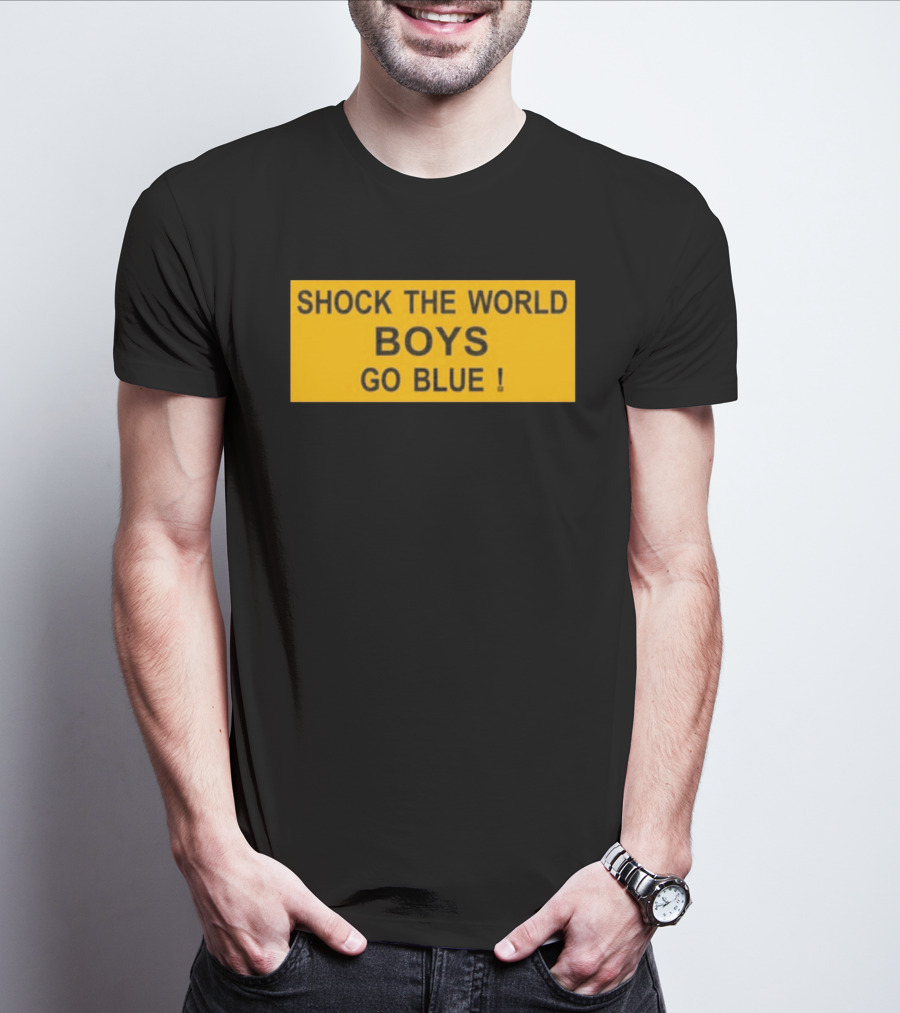 Shock The World Boys Go Blue T-Shirt