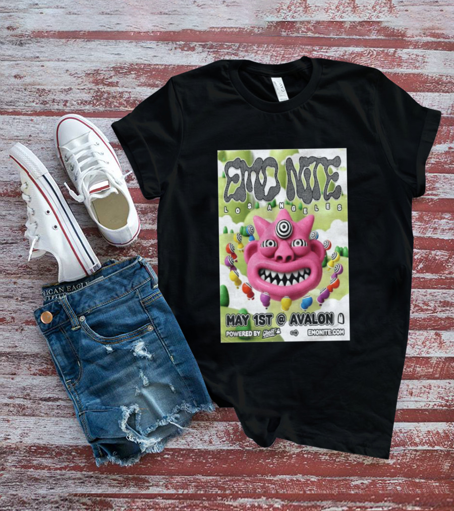 Emo Nite Los Angeles May 1st Avalon Powered By Ghost EmoNite Dot Com T-Shirt