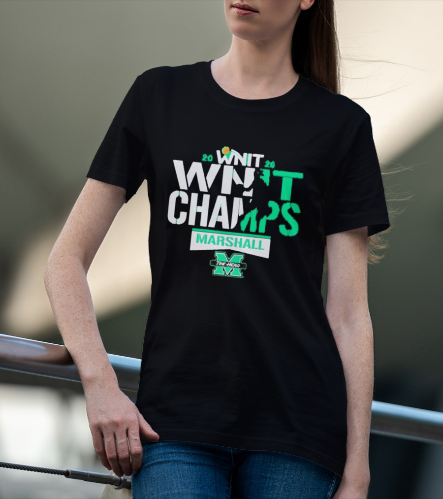 Marshall Thundering Herd 2026 WNIT Champs T-Shirt