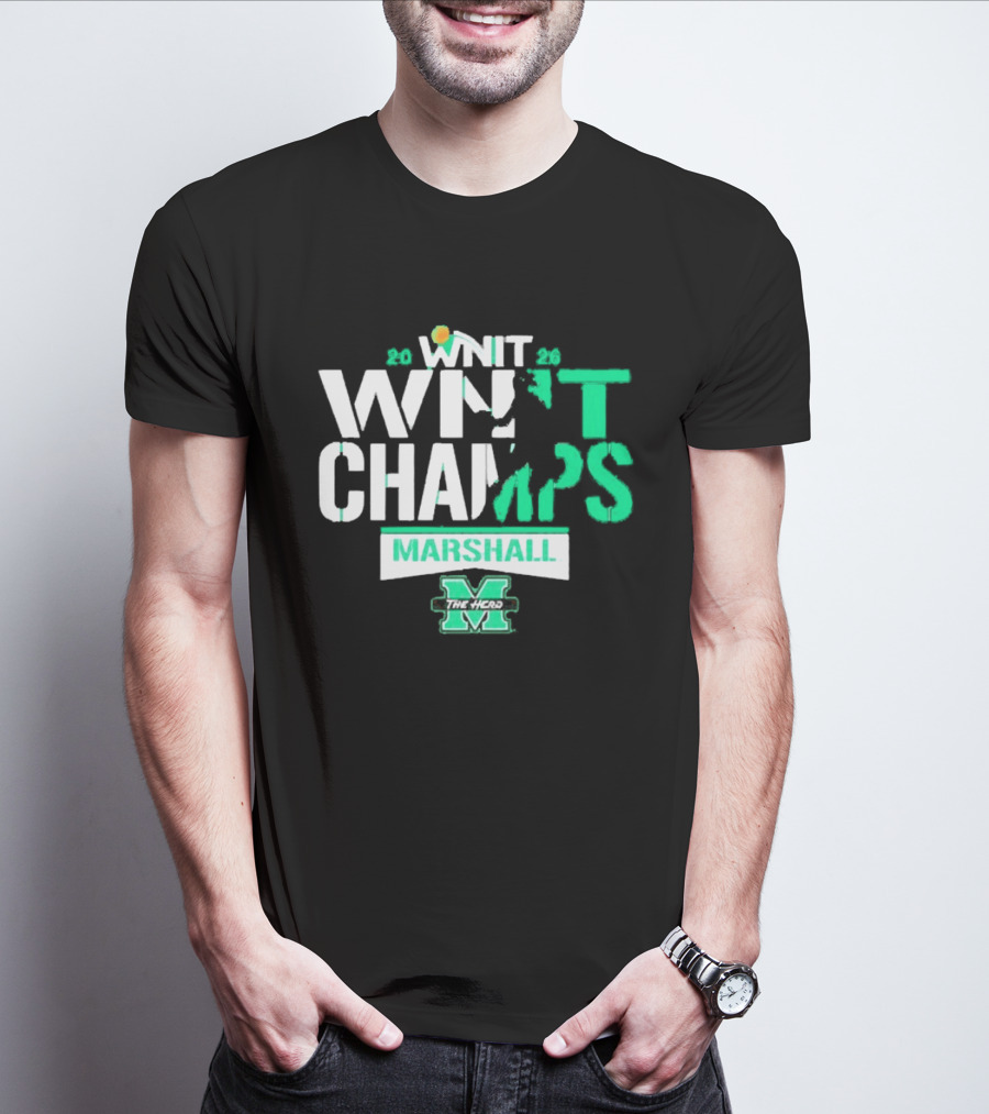 Marshall Thundering Herd 2026 WNIT Champs T-Shirt