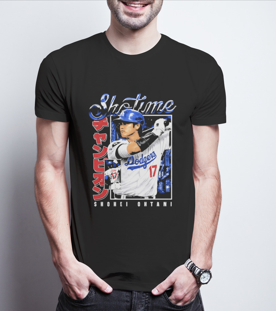 Showtime Shohei Ohtani Dodgers Champion 2026 T-Shirt