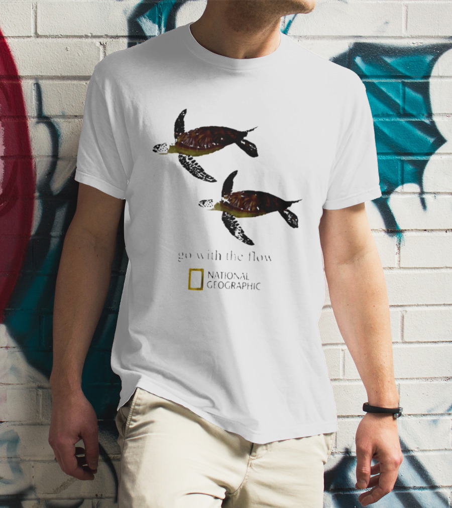 Sea Turtle Go With The Flow National Geographic T-Shirt
