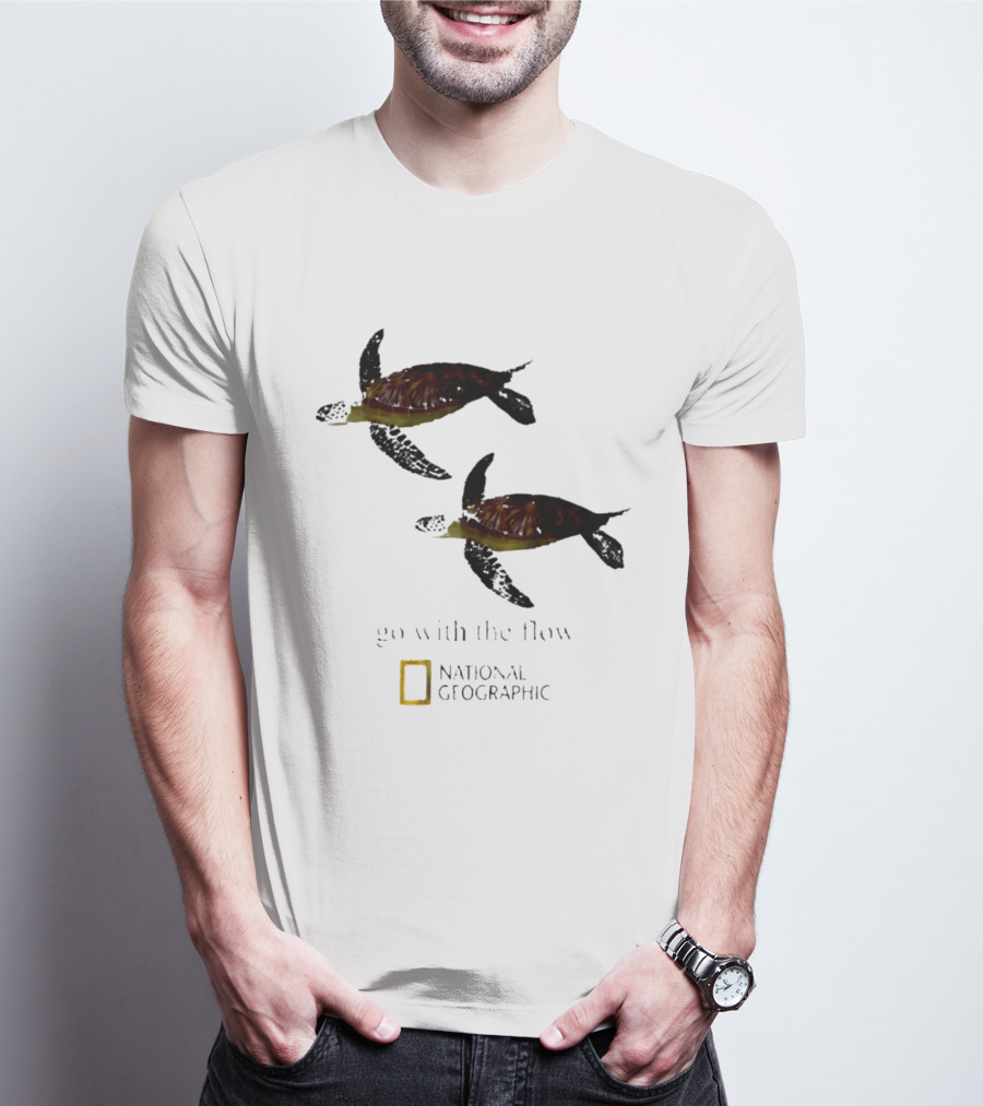 Sea Turtle Go With The Flow National Geographic T-Shirt
