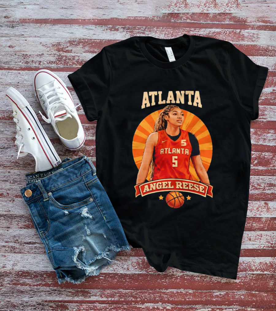Atlanta Angel Reese Basketball T-Shirt