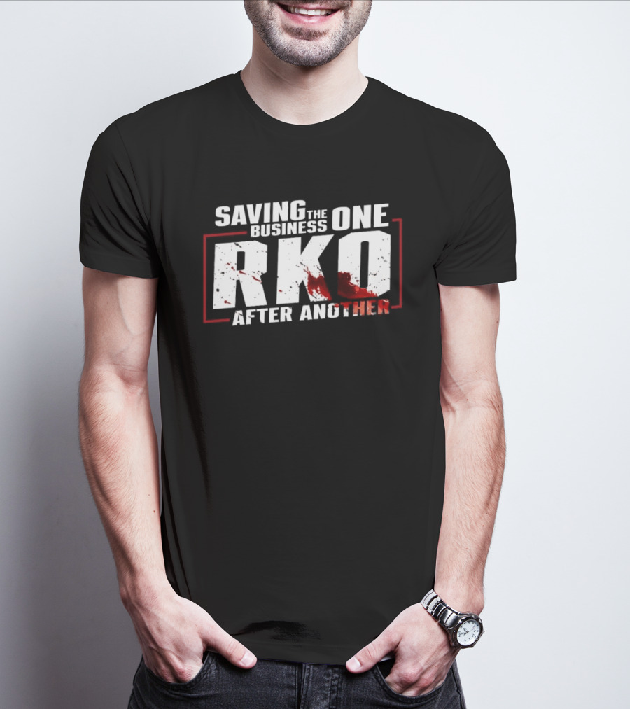 Randy Orton Pat McAfee WWE Saving The Business One RKO After Another T-Shirt