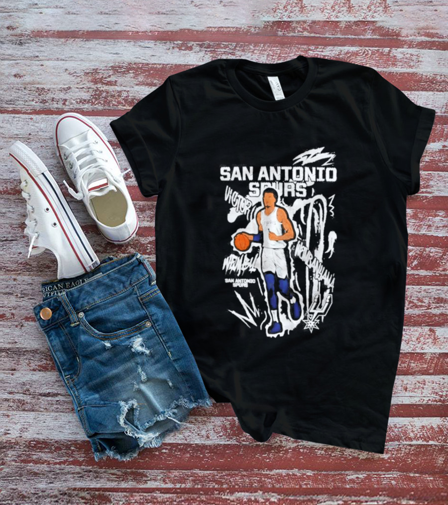 Victor Wembanyama San Antonio Spurs Chalked Up Player T-Shirt