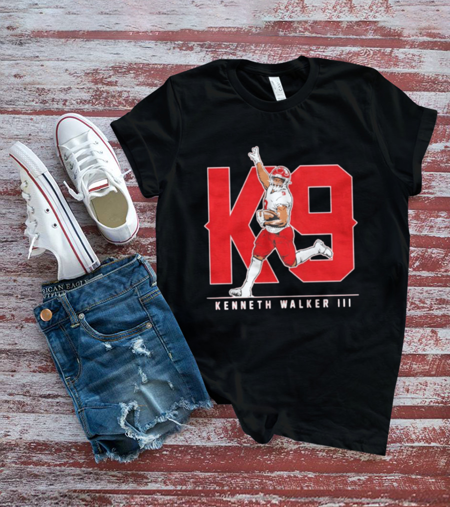Kenneth Walker III K9 Kansas City Chiefs Football Player T-Shirt