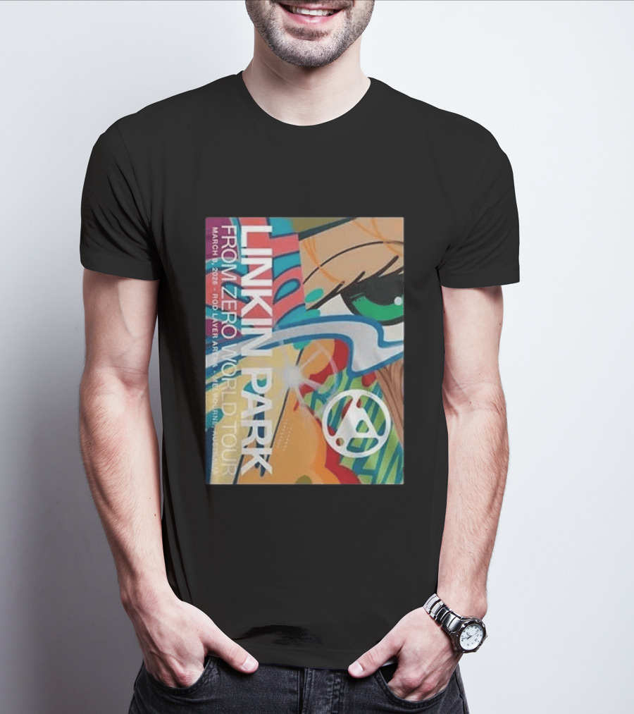 LINKIN PARK From Zero World Tour March 2026 Marvel Stadium Melbourne T-Shirt