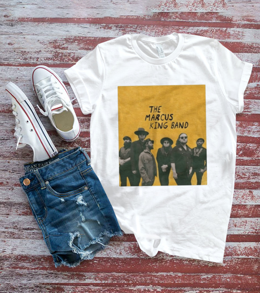 The Marcus King Band Vintage American Tour Group Photo T-Shirt