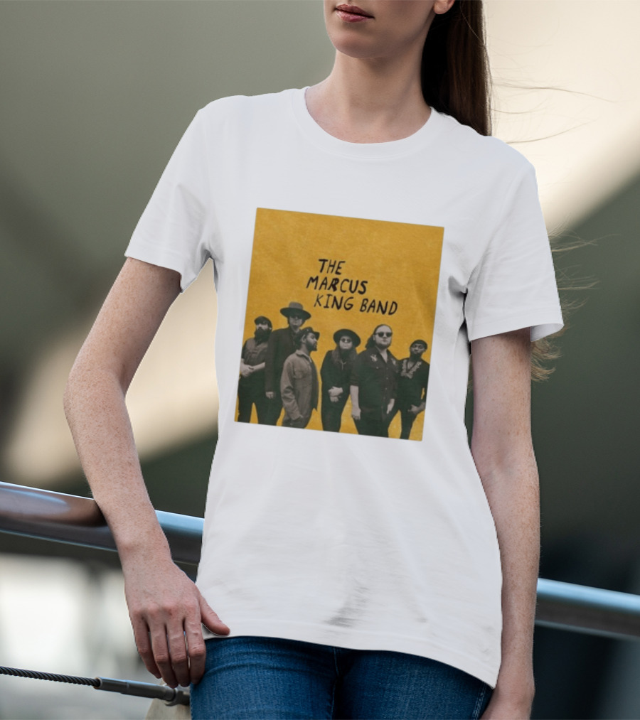 The Marcus King Band Vintage American Tour Group Photo T-Shirt