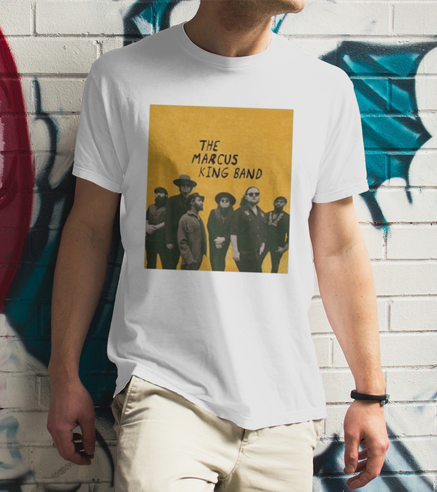 The Marcus King Band Vintage American Tour Group Photo T-Shirt