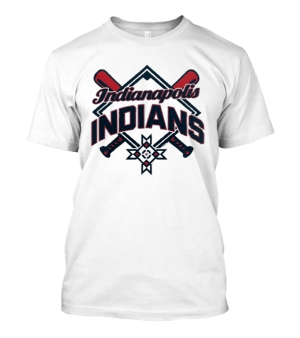 Indianapolis Indians 2026 Native American Heritage Night Baseball Crossed Bats T-Shirt