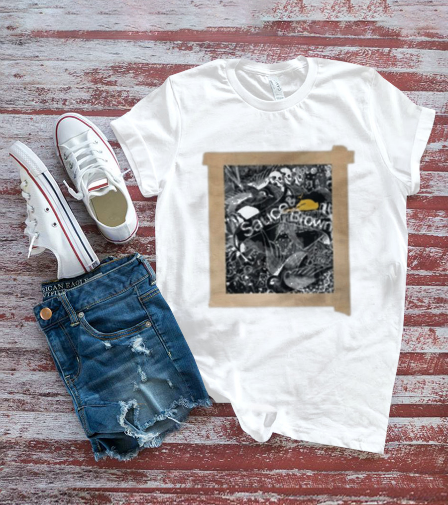 Sauceandbrown Project Press Ornate Bird And Skull T-Shirt