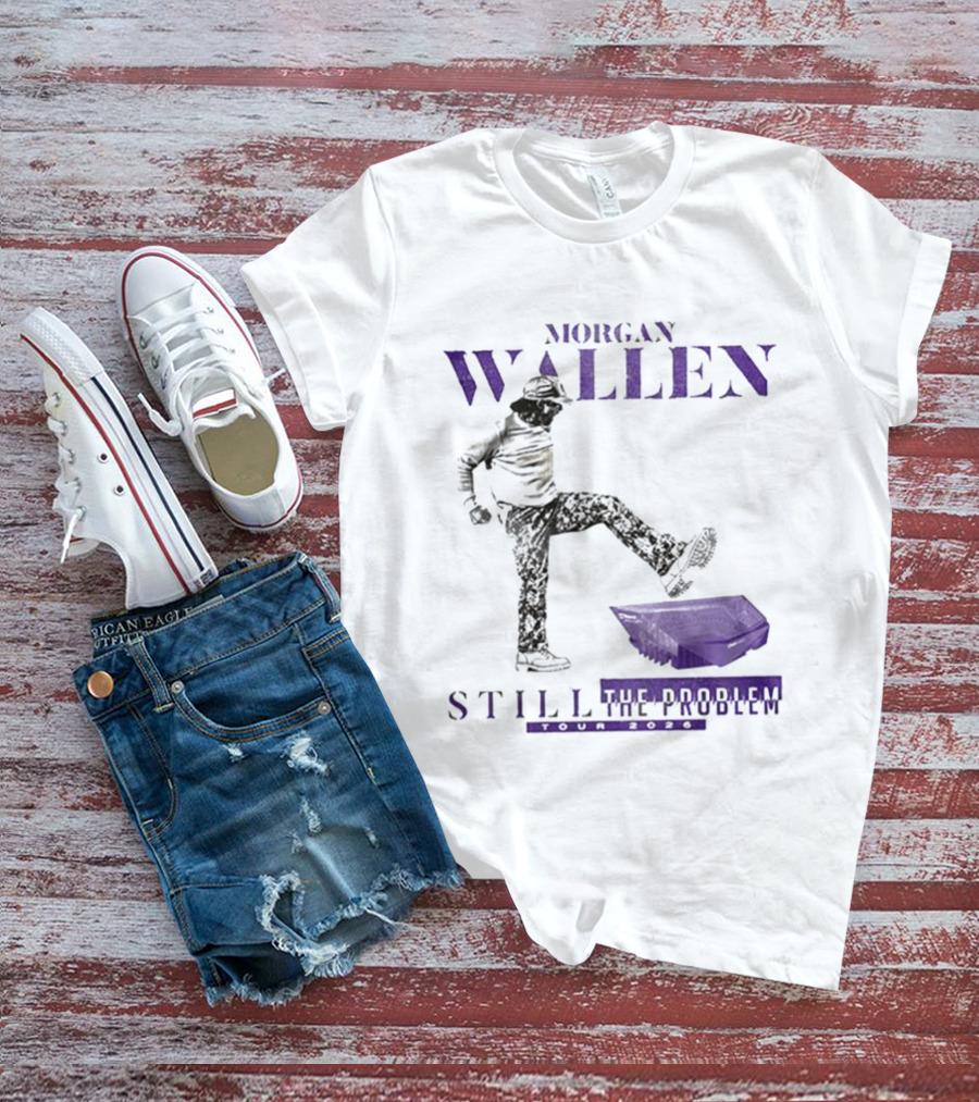 Morgan Wallen Still The Problem Tour 2026 Minnesota Vikings Collaboration T-Shirt