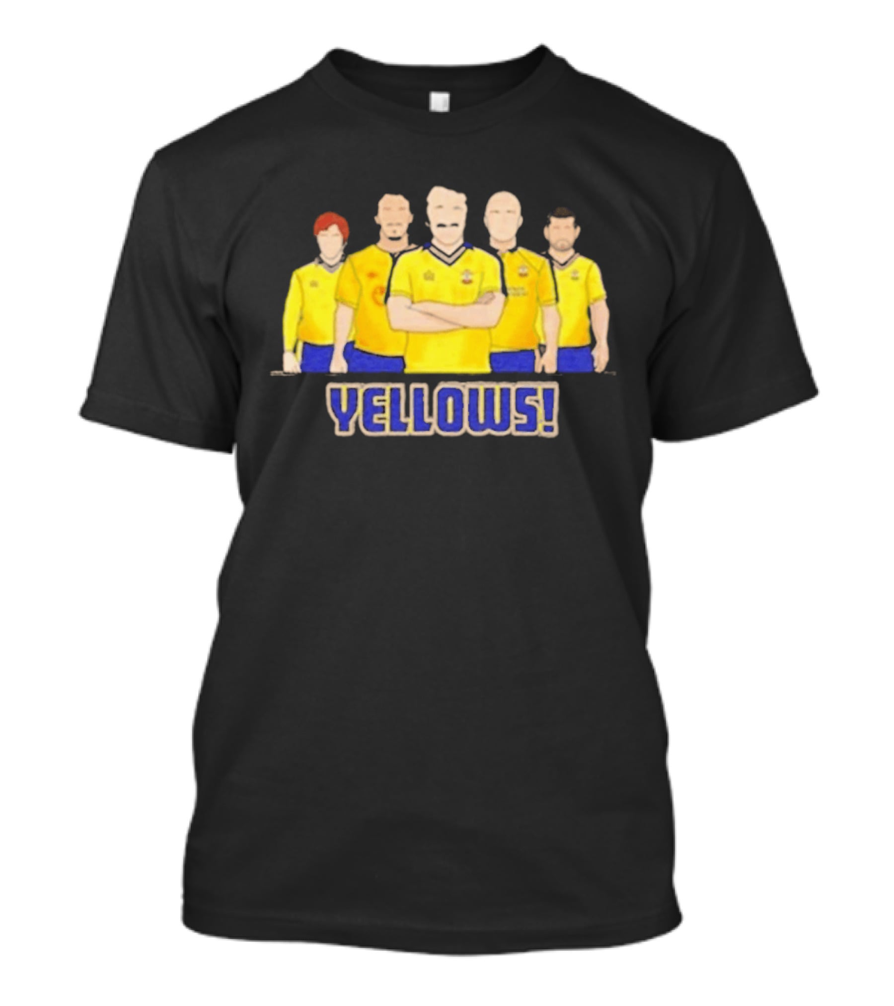 Saintsfc Yellows Soccer Team United In Yellow Jerseys T-Shirt