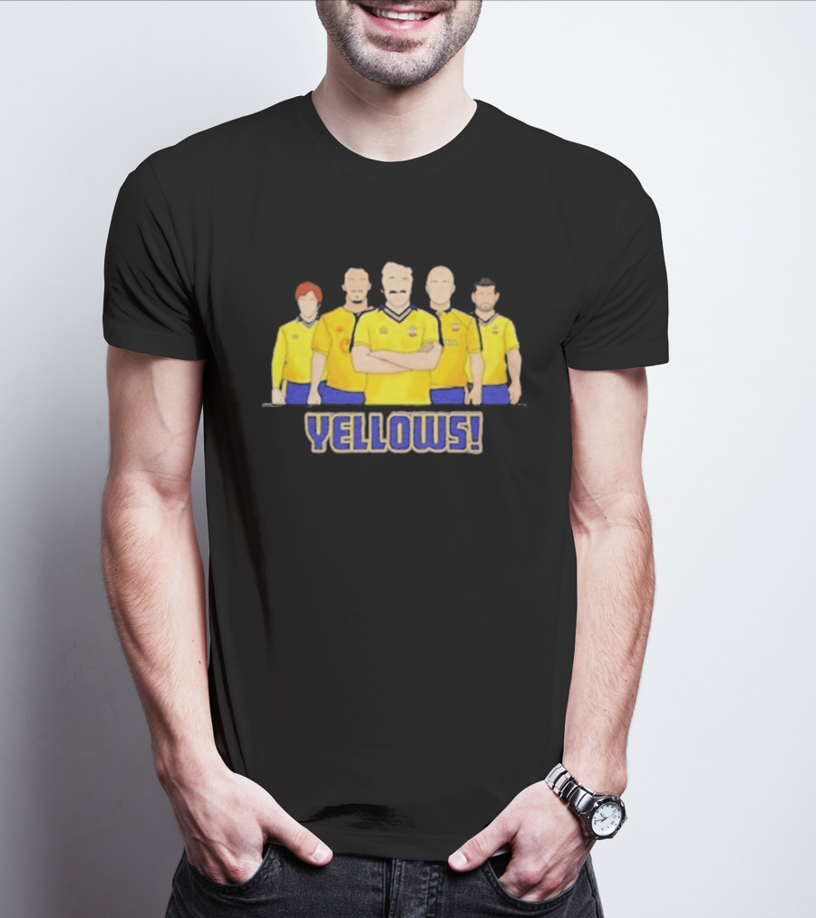 Saintsfc Yellows Soccer Team United In Yellow Jerseys T-Shirt