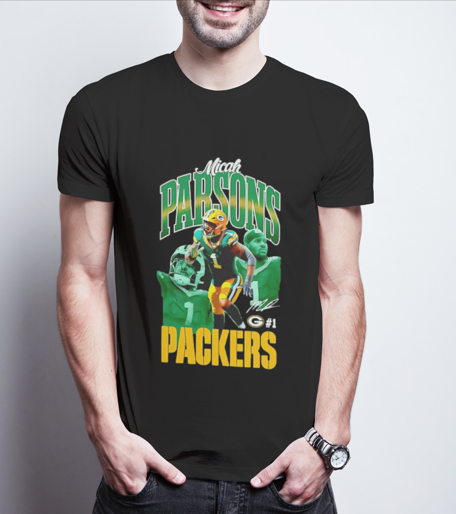 Micah Parsons Green Bay Packers NFL Iconic 2023 #1 T-Shirt