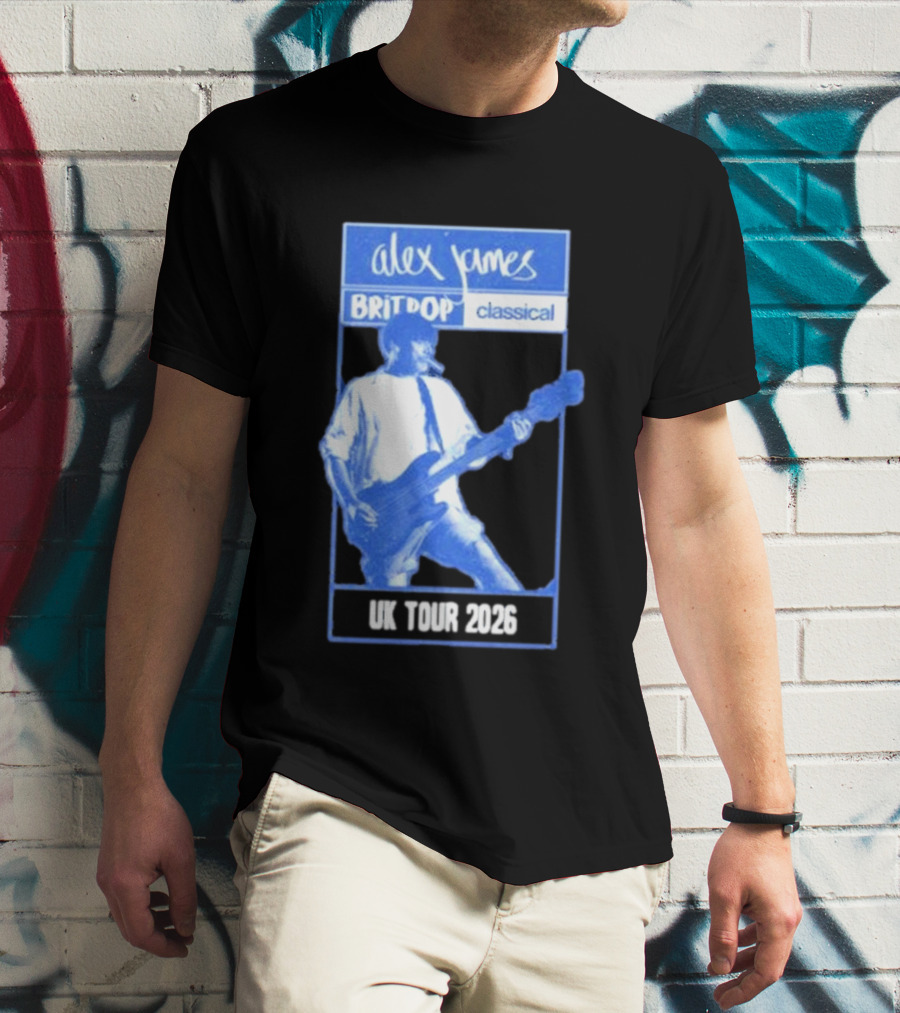 Alex James Britpop Classical UK Tour 2023 T-Shirt