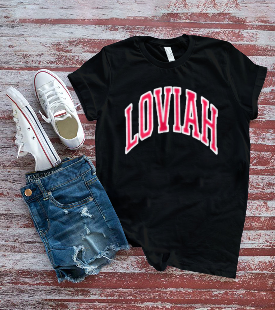 Empire Loviah Team Bold Red Arch Lettering T-Shirt