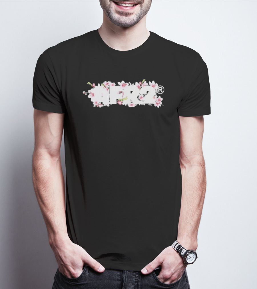 FR2 Embroidery Sakura Cherry Blossoms T-Shirt