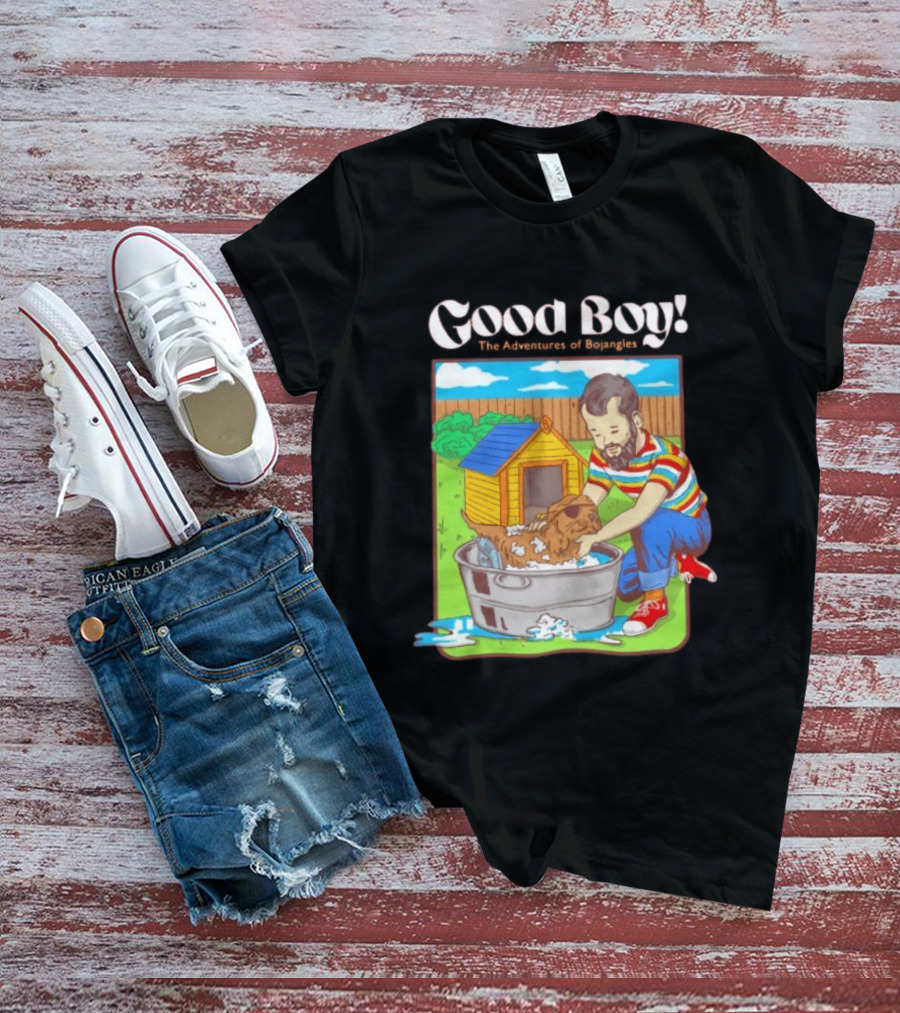 Good Boy The Adventures Of Bojangles Dog Bath Scene T-Shirt
