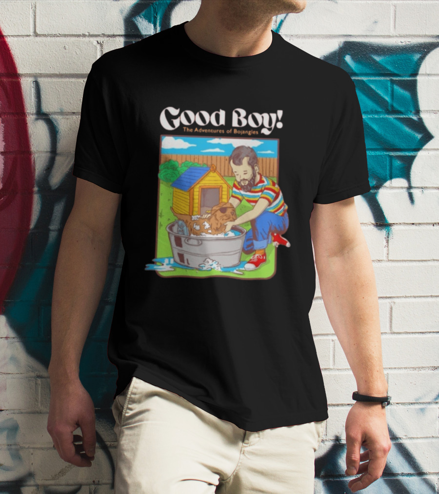 Good Boy The Adventures Of Bojangles Dog Bath Scene T-Shirt