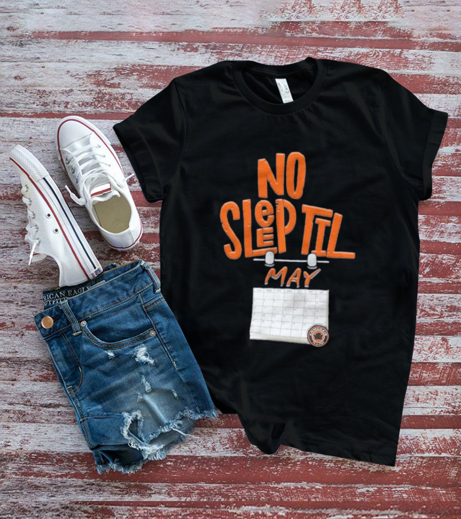 No Sleep Til May Armchair Illinois Fighting Illini Calendar T-Shirt