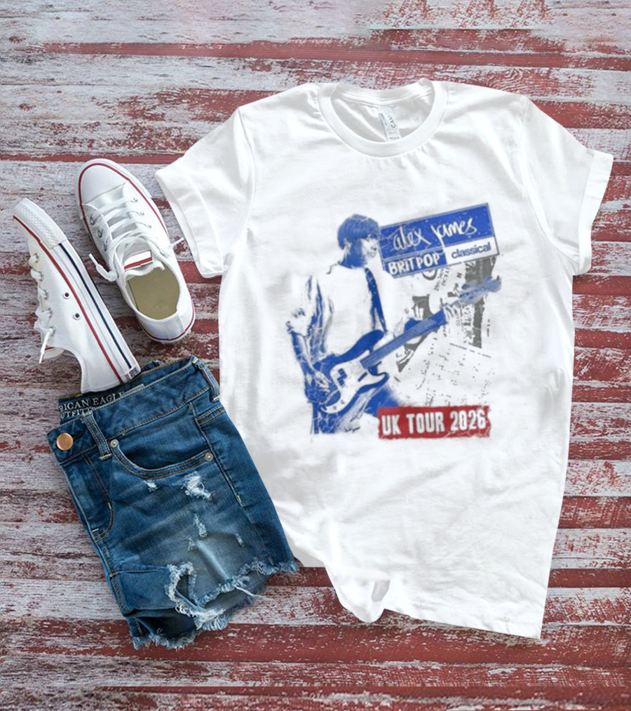 Alex James Britpop Classical UK Tour 2026 T-Shirt