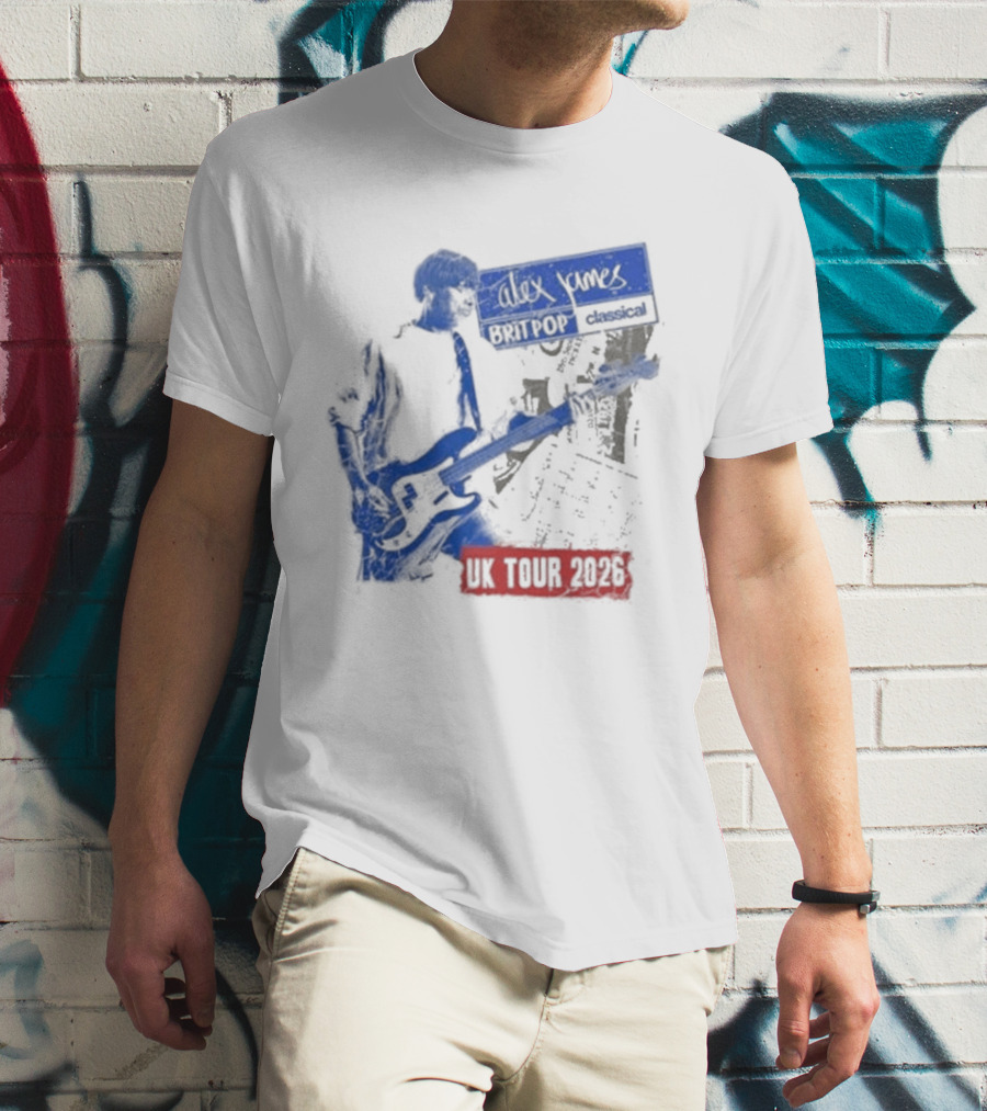 Alex James Britpop Classical UK Tour 2026 T-Shirt